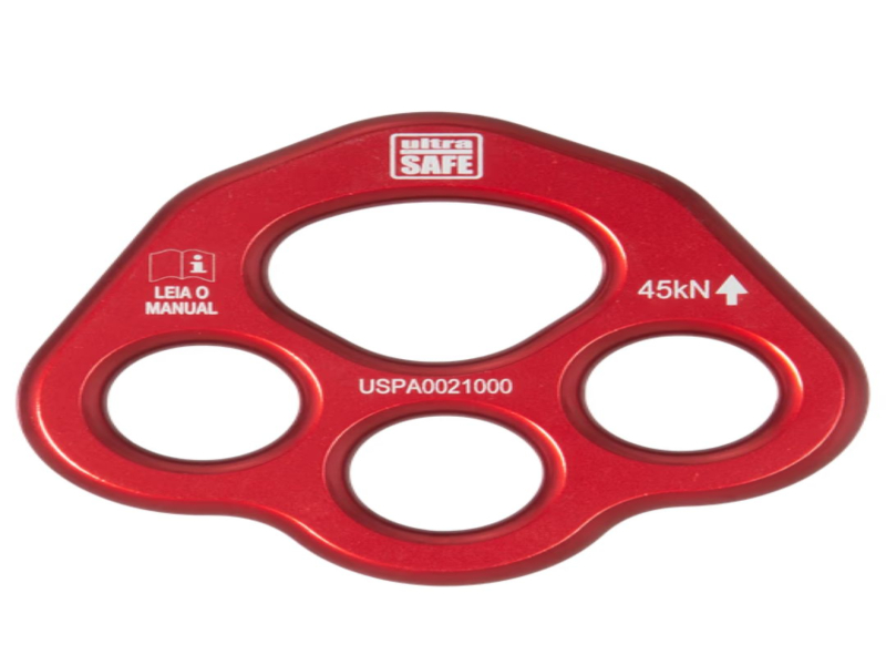 Placa de Ancoragem 3 furos - Ultrasafe