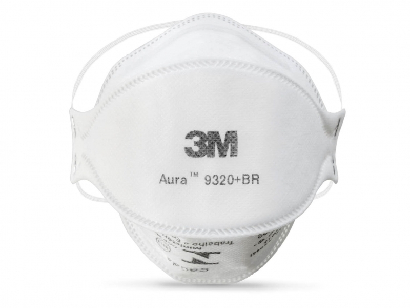 Respirador Descartável 3M Aura 9320+BR - Indicado para Proteção Contra Coronavírus 