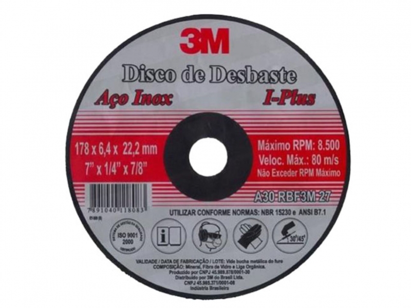 Disco de Desbaste 3M Inox-Plus
