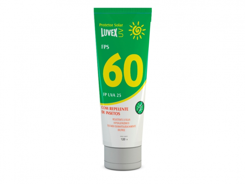 Protetor Solar Luvex UV FPS 60 com repelente