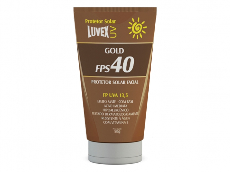 Protetor Solar Luvex UV Gold FPS 40 Facial